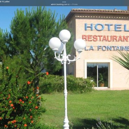 Hotel La Fontaine Vidauban Exterior foto