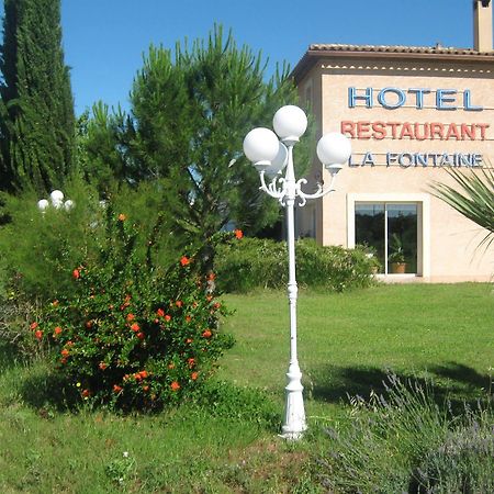 Hotel La Fontaine Vidauban Exterior foto